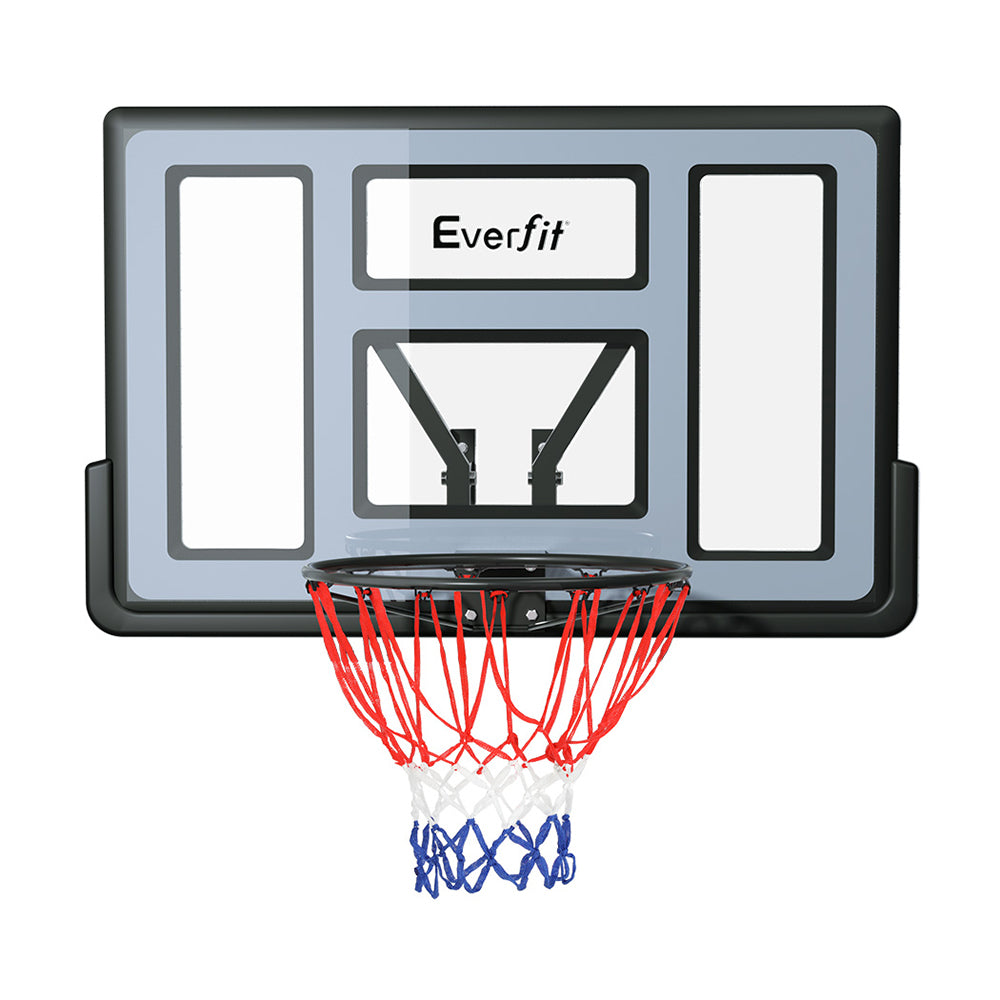 Everfit 45‘’ Kids Basketball Hoop Backboard Wall Mounted Ring Net Sports