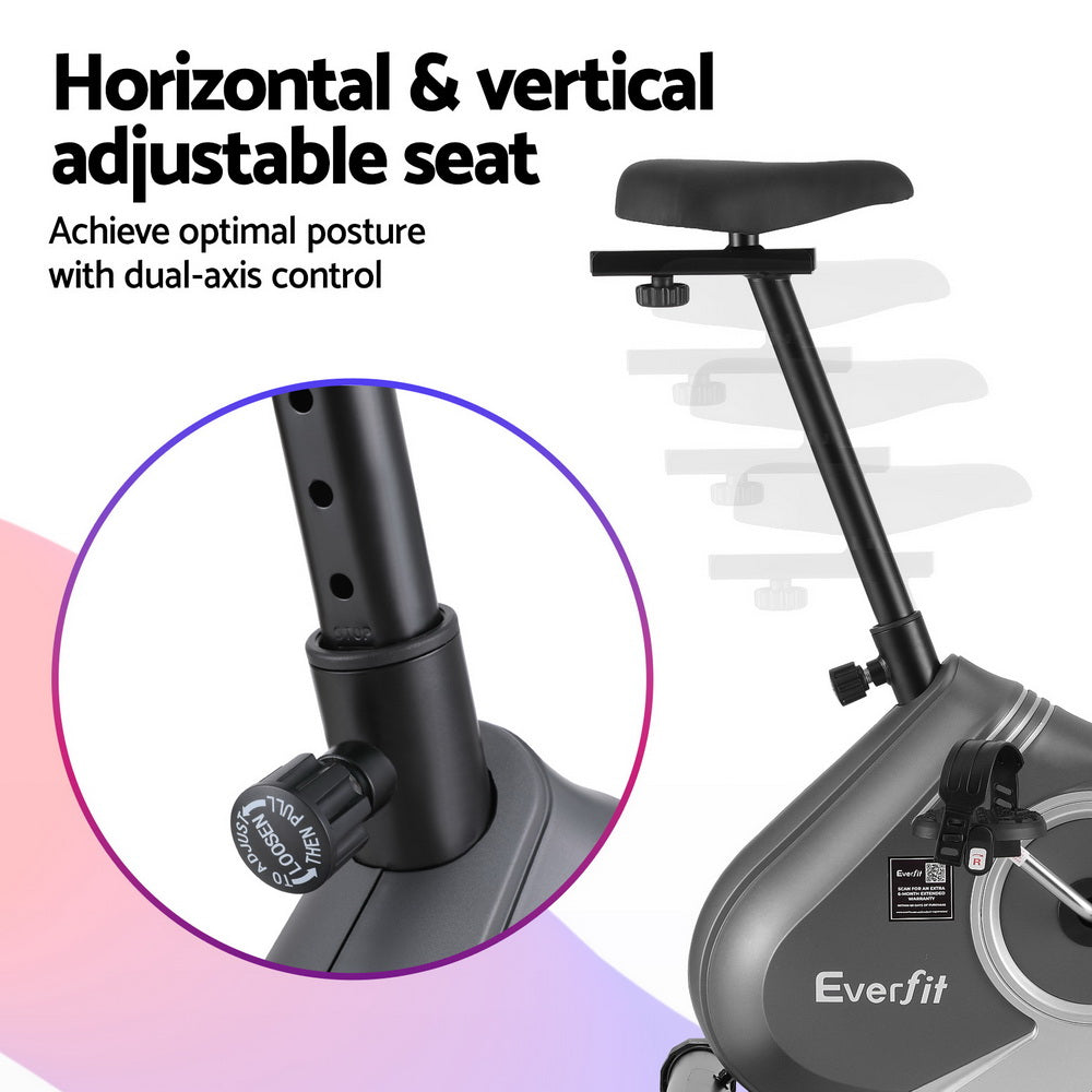 Everfit Under Desk Exercise Bike Magnetic Resistance Cardio workouts 120kg Capacity