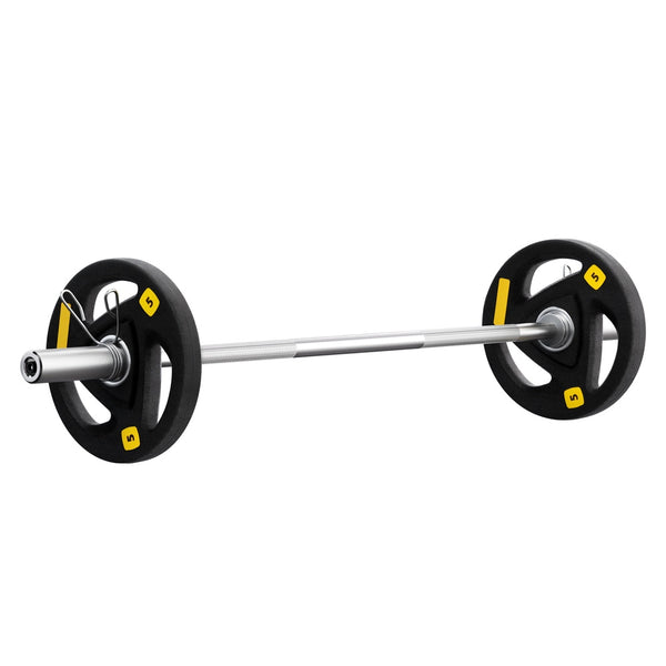 Everfit Barbells Set 16kg 120cm Dumbbells Barbells Plate Weight Liftin