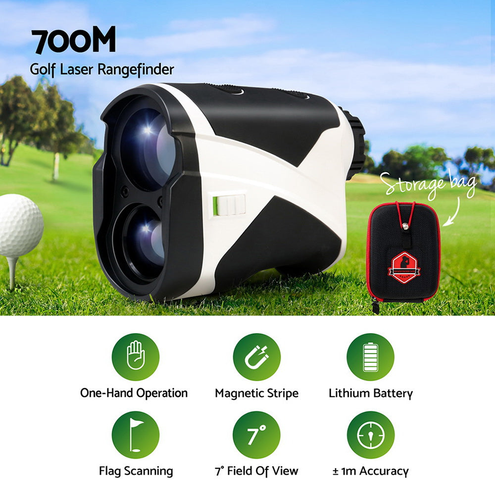 Everfit 700M Golf Rangefinder Slope On/Off Vibration Alert Black