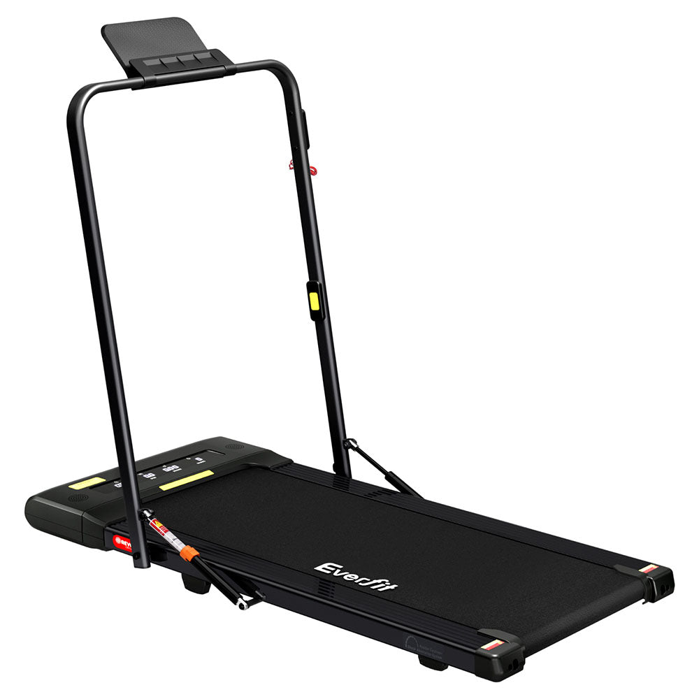 EVERFIT Walking Pad Treadmill 2 IN 1 Foldable 400mm Belt Black