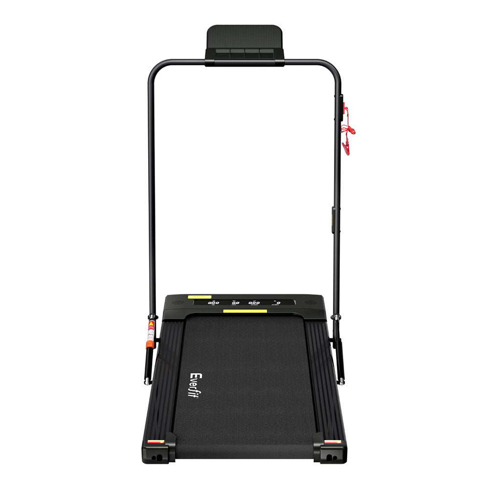 EVERFIT Walking Pad Treadmill 2 IN 1 Foldable 400mm Belt Black