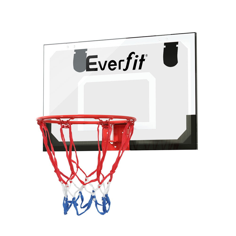 Everfit 23" Mini Basketball Hoop Backboard Door Wall Mounted Sports Kids Black - Everfit