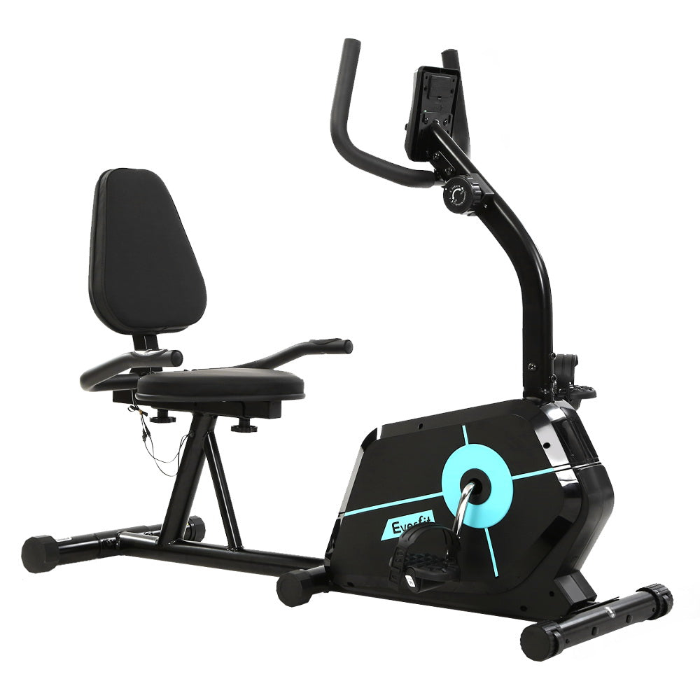 Everfit Magnetic Recumbent Exercise Bike Fitness Cycle Trainer Gym Equipment - Everfit