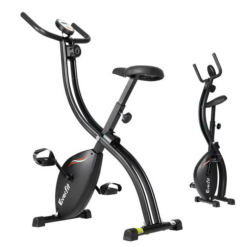 Everfit Exercise Bike X-Bike Folding Magnetic Bicycle Cycling Flywheel Fitness Machine - Everfit