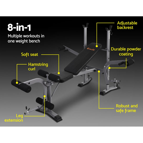 8 in 1 gym bench online sale