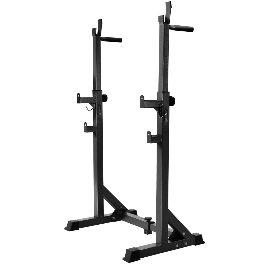 Everfit Squat Rack Pair Fitness Weight Lifting Gym Exercise Barbell Stand - Everfit
