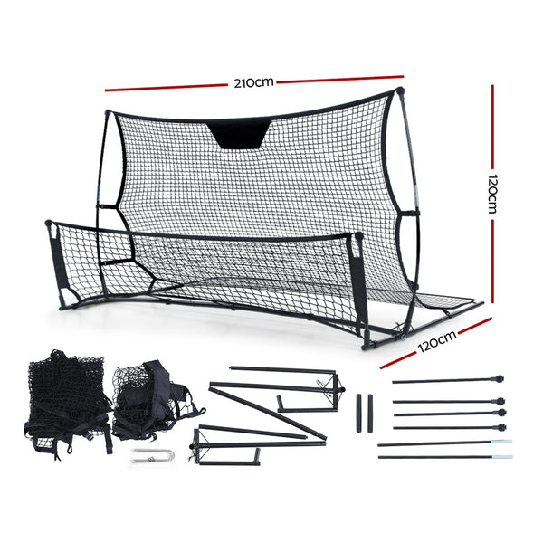 Everfit Portable Soccer Rebounder Net Volley Training Football Goal Tr