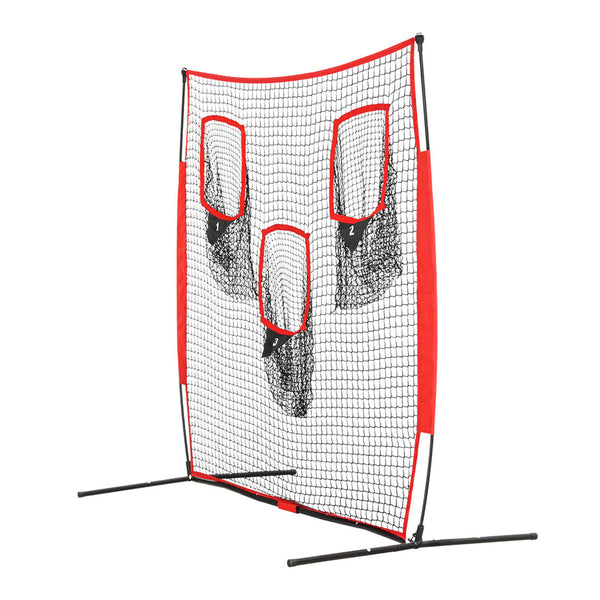 Everfit 1.8m Football Soccer Net Portable Goal Net Training 3 Target Z