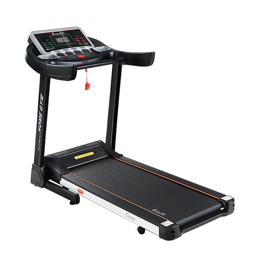 Everfit Electric Treadmill 45cm Incline Running Home Gym Fitness Machine Black - Everfit