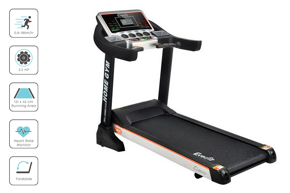 Everfit Treadmill Electric Home Gym Fitness Exercise Machine Hydraulic 420mm