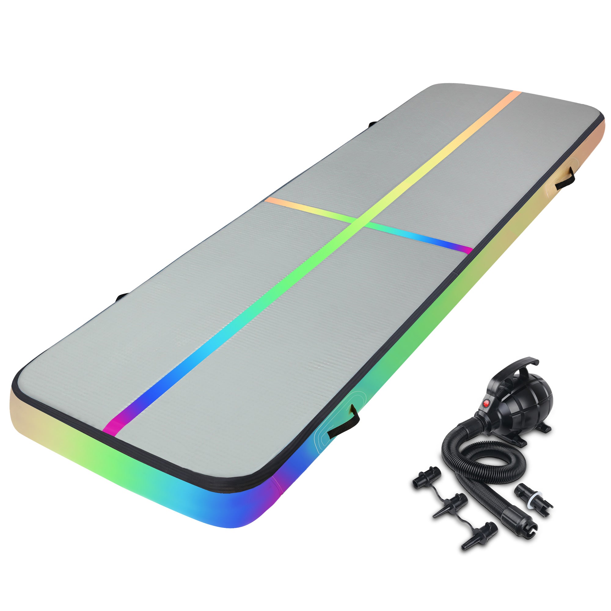 Everfit 4M Air Track Gymnastics Tumbling Exercise Mat Inflatable Mats 20CM Thick + Pump