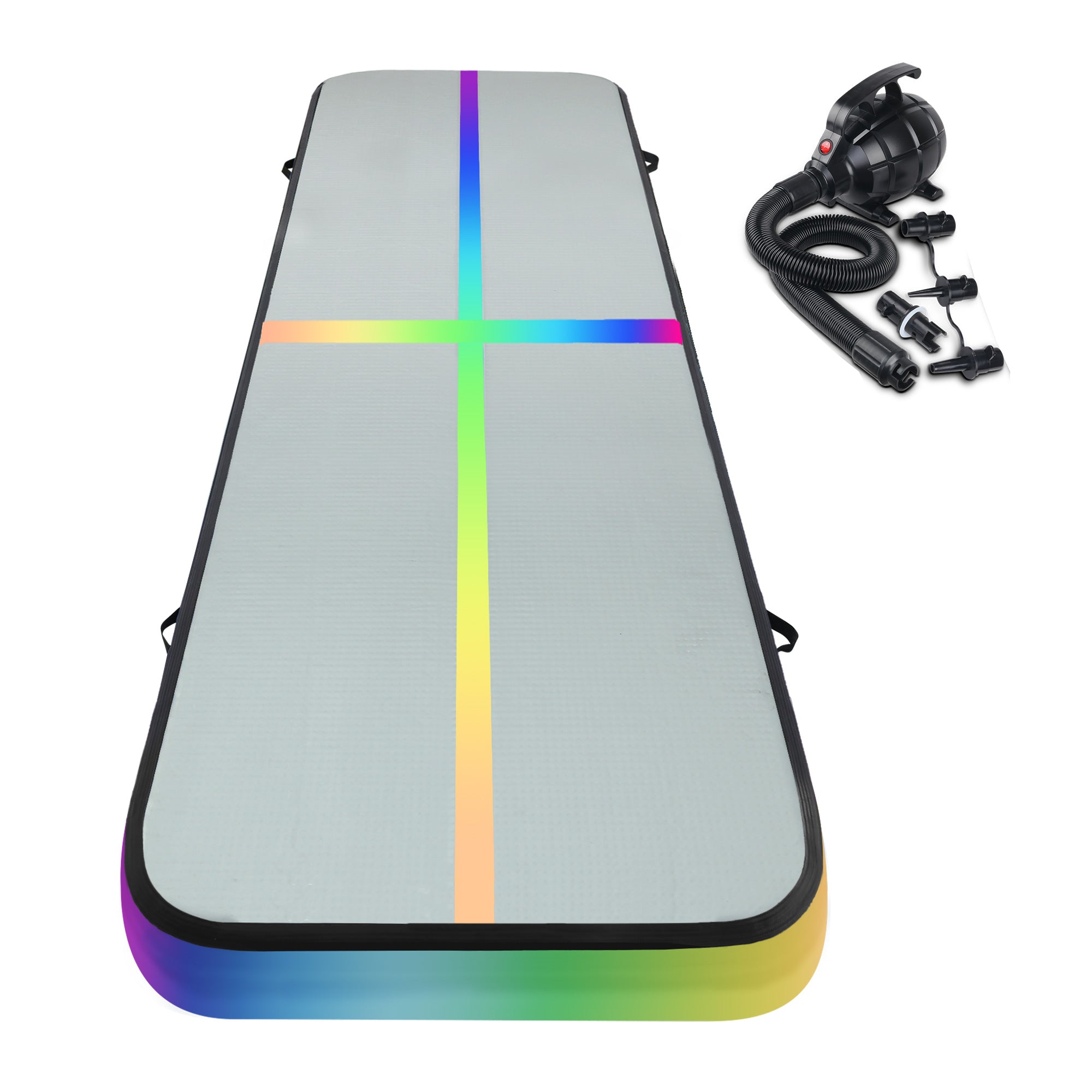 Everfit 4M Air Track Gymnastics Tumbling Exercise Mat Inflatable Mats 20CM Thick + Pump