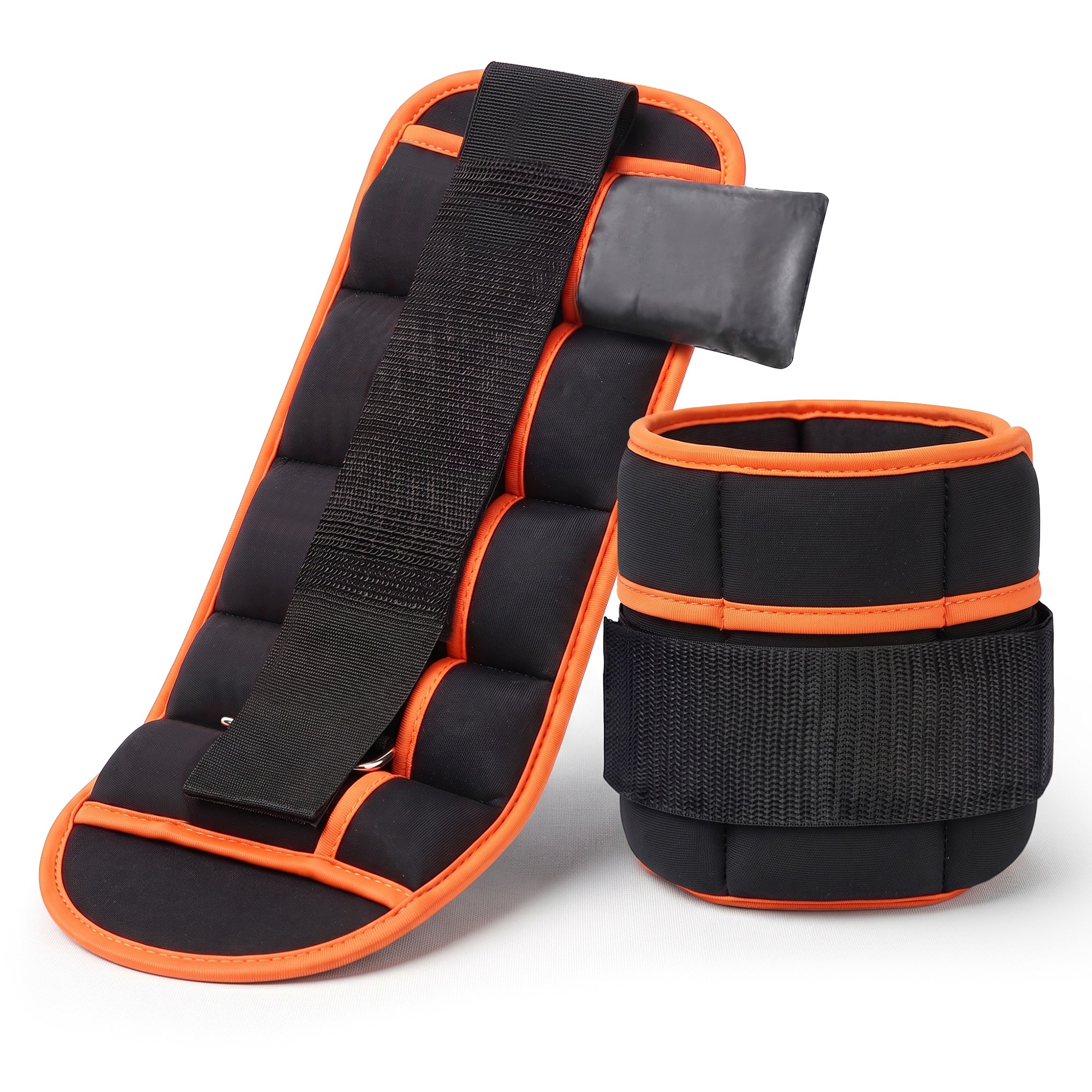 Everfit Adjustable Ankle Weights, 1 Pair (0.9-4.55Kg) Removable Sandbags for Women & Men,  Wrist Weights & Leg Weights for Home Gym, Pilates, Walking, Strength Training