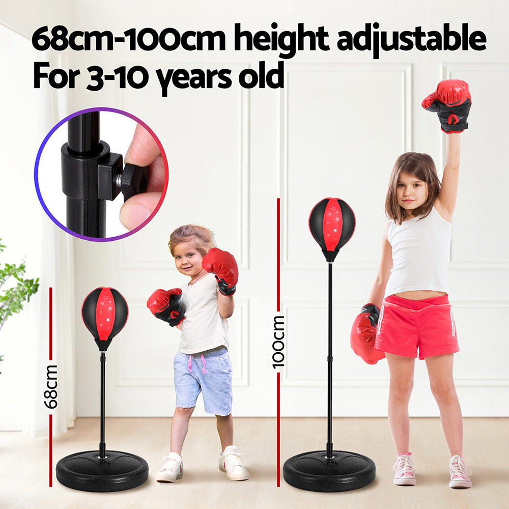 Everfit Punching Boxing Bag Stand Set Gloves with Pump Height Adjustable