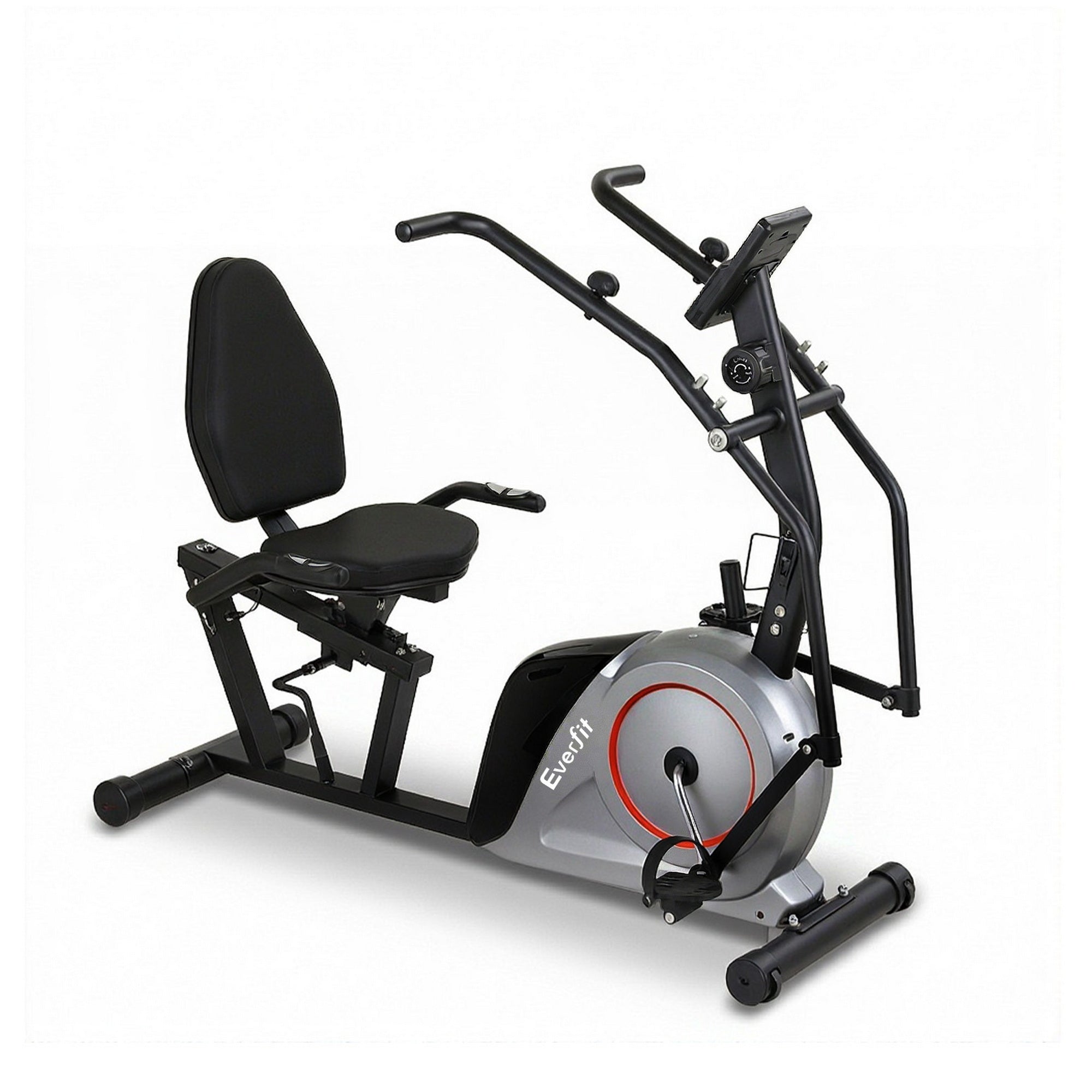 Everfit Exercise Bike Recumbent Cycling Magnetic Bluetooth App Connect Home Gym - Everfit
