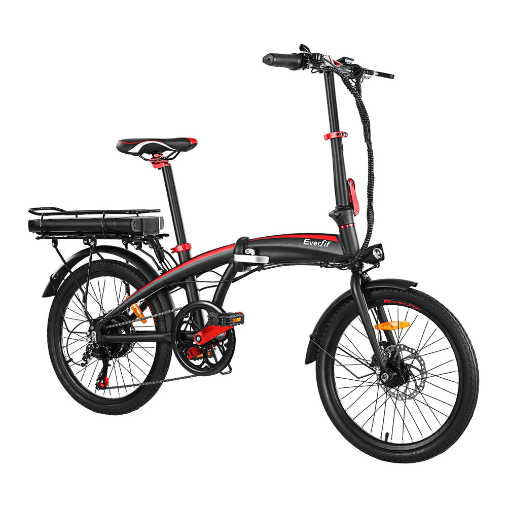 e-bike urban city Everfit Folding Electric Bike Urban City Bicycle eBike Rechargeable Ba