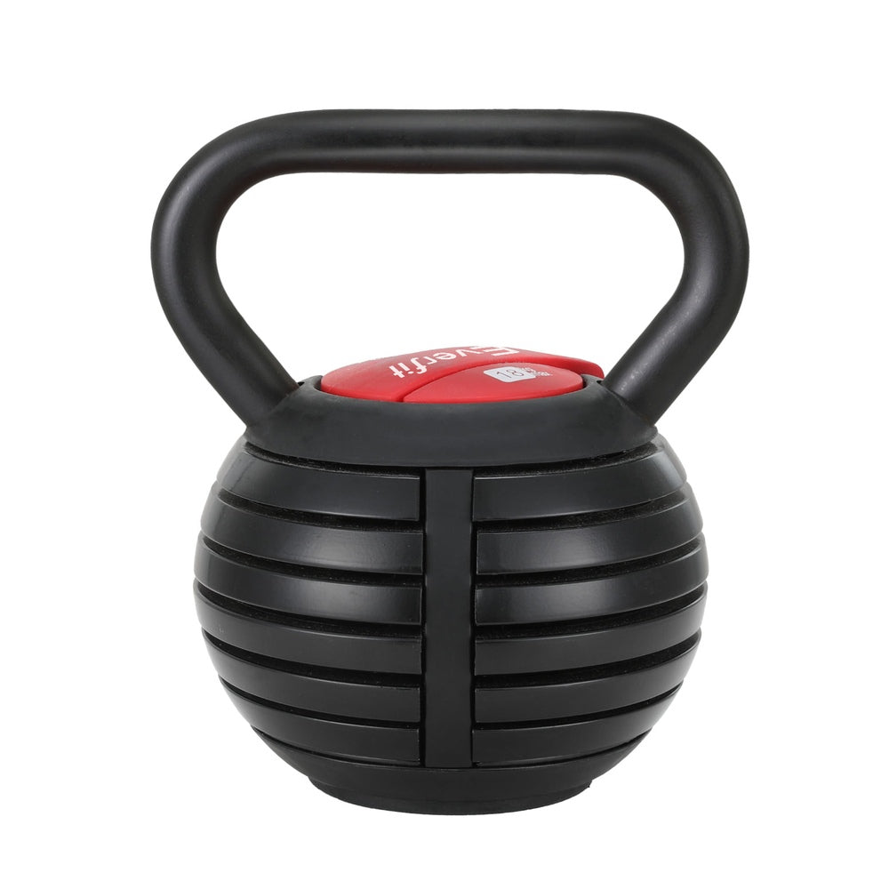 Everfit 18kg Adjustable Kettlebell Set Portable Kettle Bell Weight Dumbbells 10lbs 40lbs