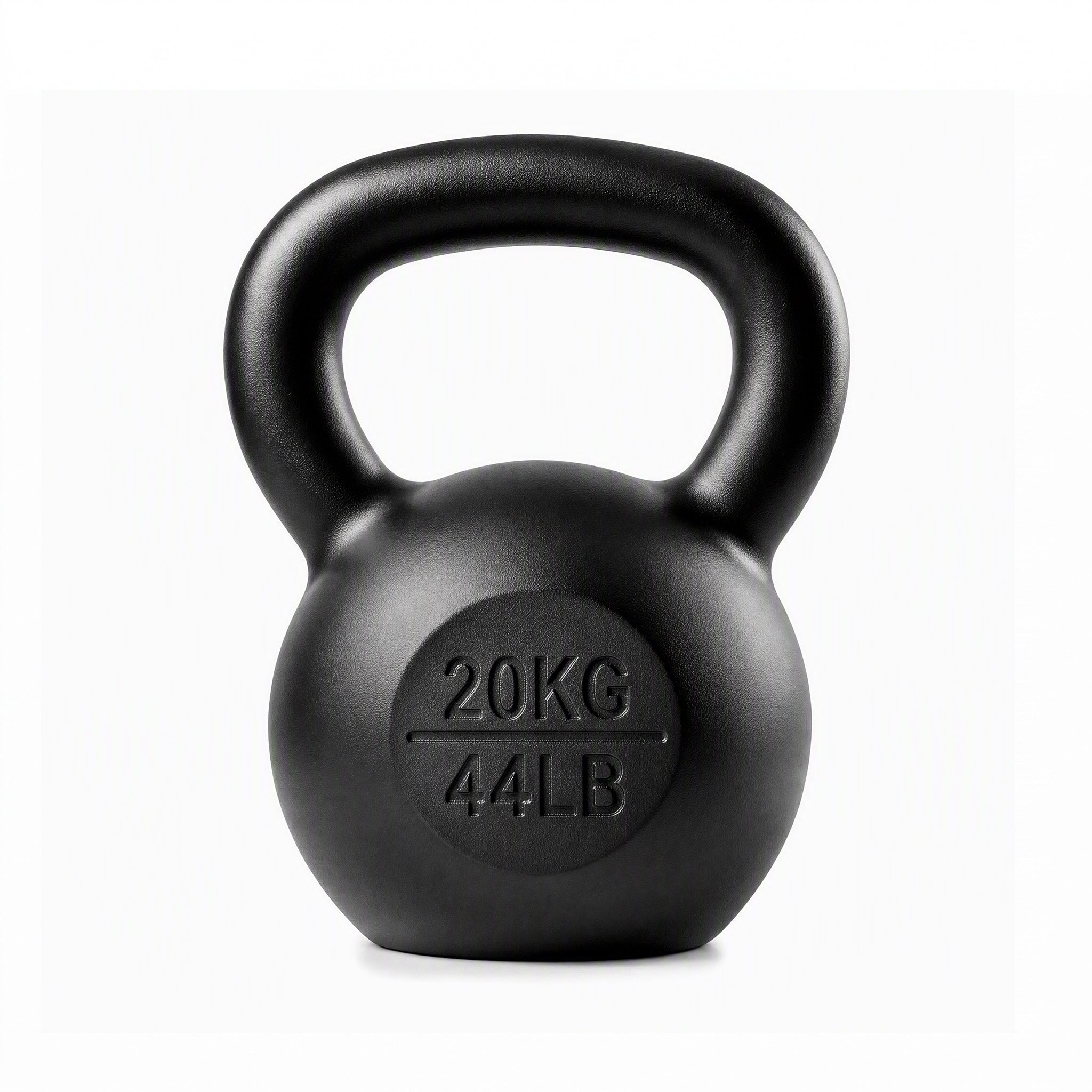 Everfit 20kg Cast Iron Kettlebell Powder Coating Flat Bottom Home Gym