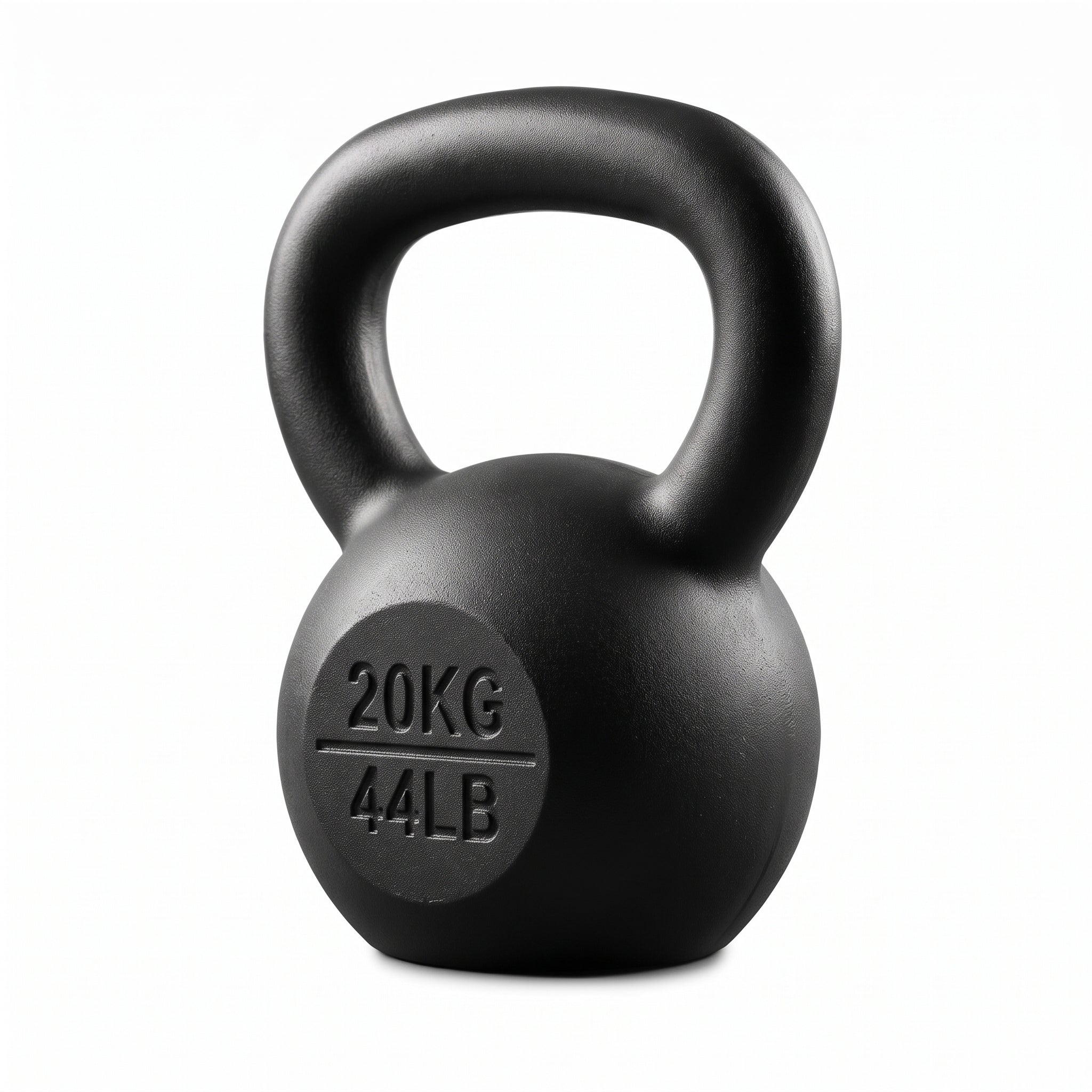 Everfit 20kg Cast Iron Kettlebell Powder Coating Flat Bottom Home Gym