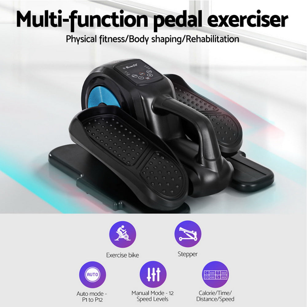 Everfit Pedal Exerciser Mini Exercise Bike Elliptical Cross Trainer