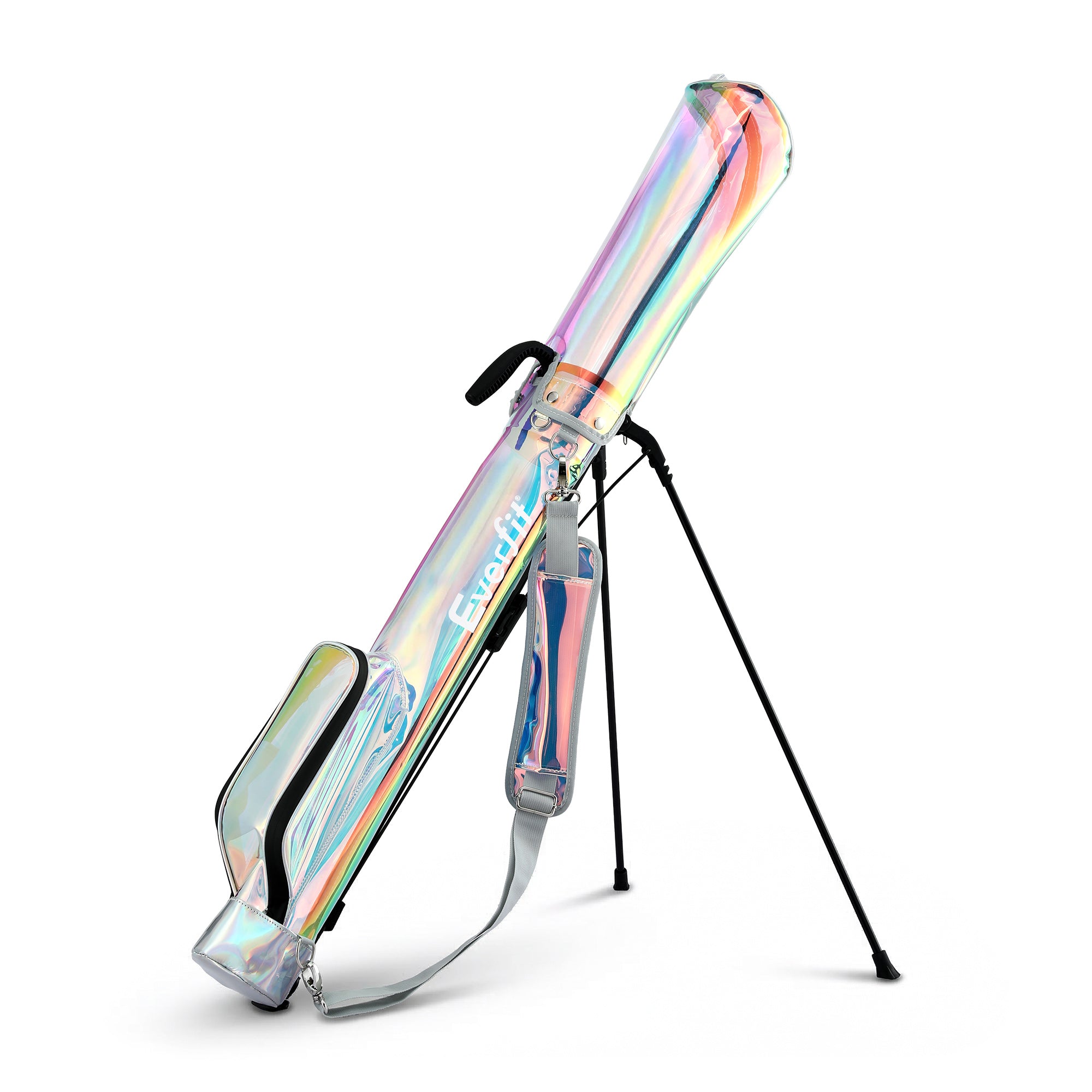 Everfit Golf Stand Bag Lightweight Sunday Pitch And Putt Bag Holographic - Everfit