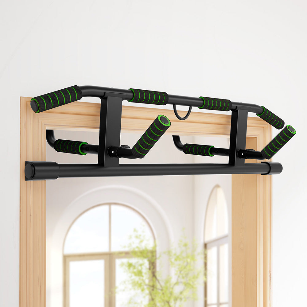 Everfit Multi-Grip Pull Up Bar Doorway Chin Up Horizontal Bar Home Gym Workout 101cm
