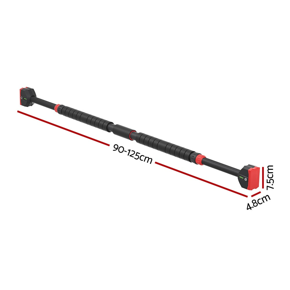 Everfit Pull Up Bar 90CM-125CM Doorway Chin Up Horizontal Bar Gym