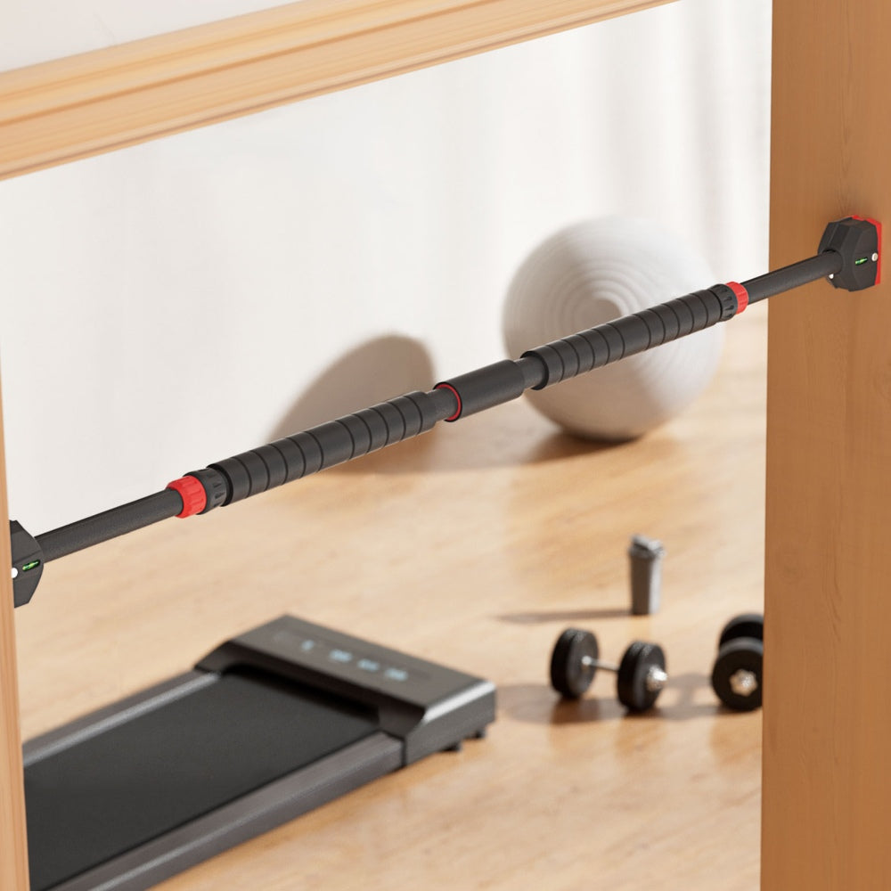 Everfit Pull Up Bar 90CM-125CM Doorway Chin Up Horizontal Bar Gym