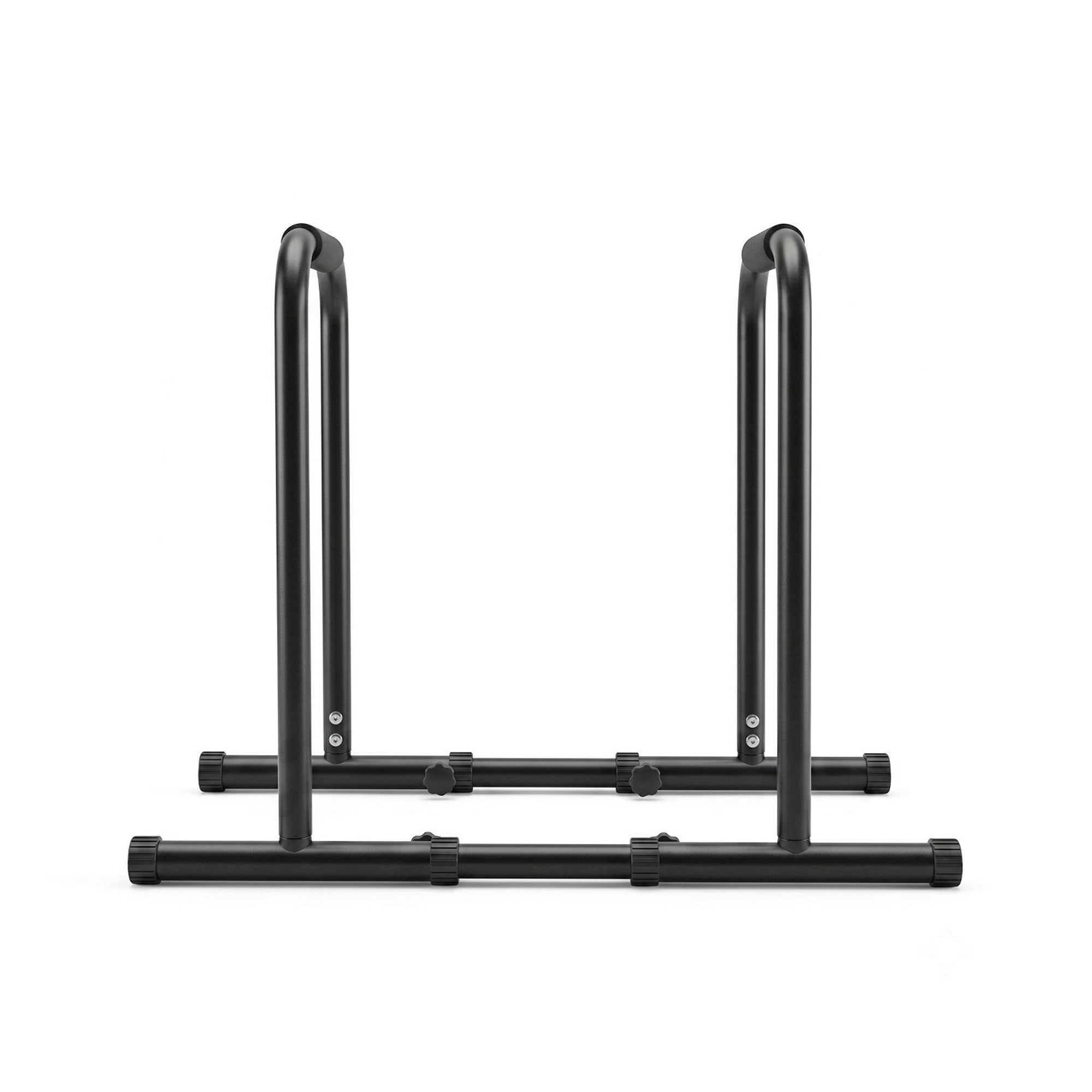 Everfit Dip Station Parallette Bars Home Gym Workout Stand Black