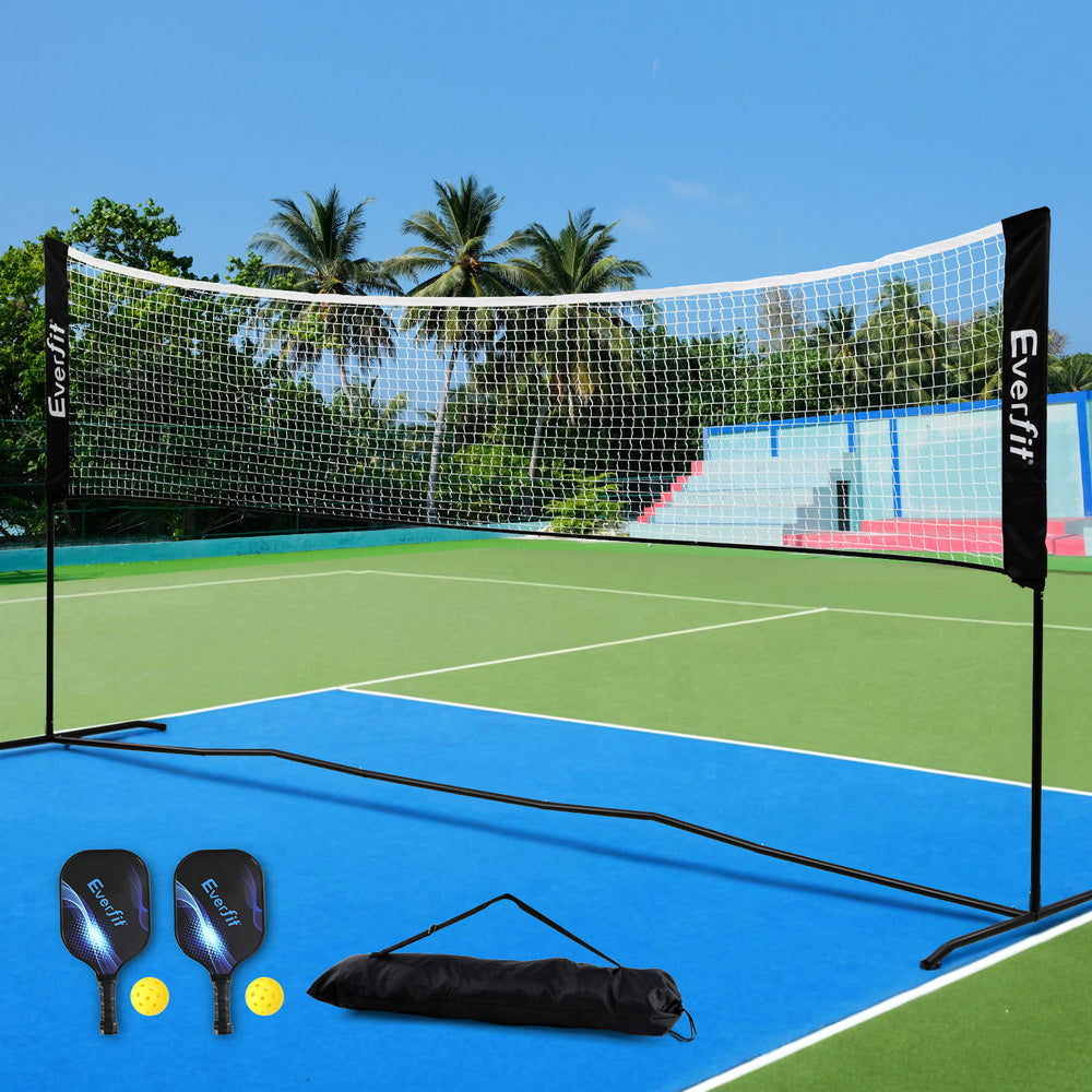 Everfit 3.6M Badminton Tennis Net Portable Volleyball Kit Adjustable Height