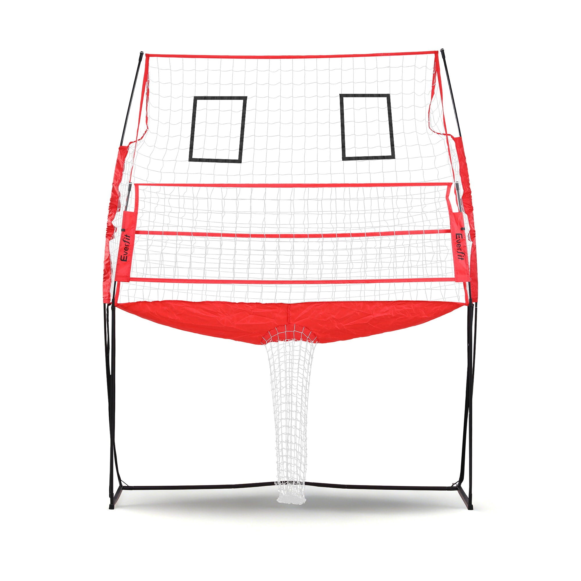 Everfit 8ft Volleyball Net Training Equipment Adjustable Height Portable with Ball and Bag