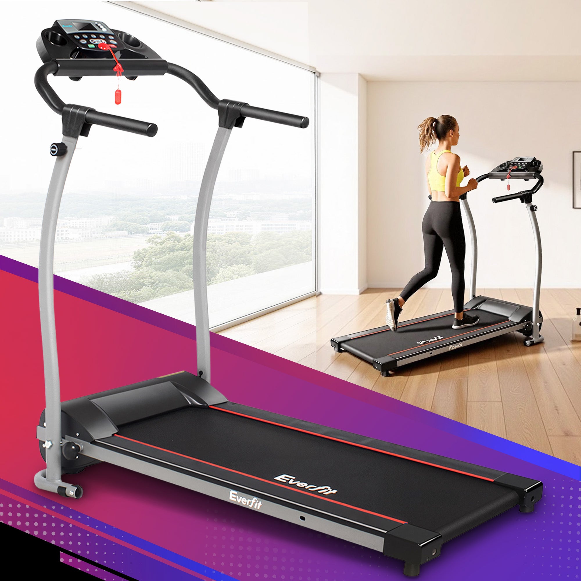 Everfit Treadmill Electric Home Gym Exercise Machine Fitness Equipment Physical - Everfit