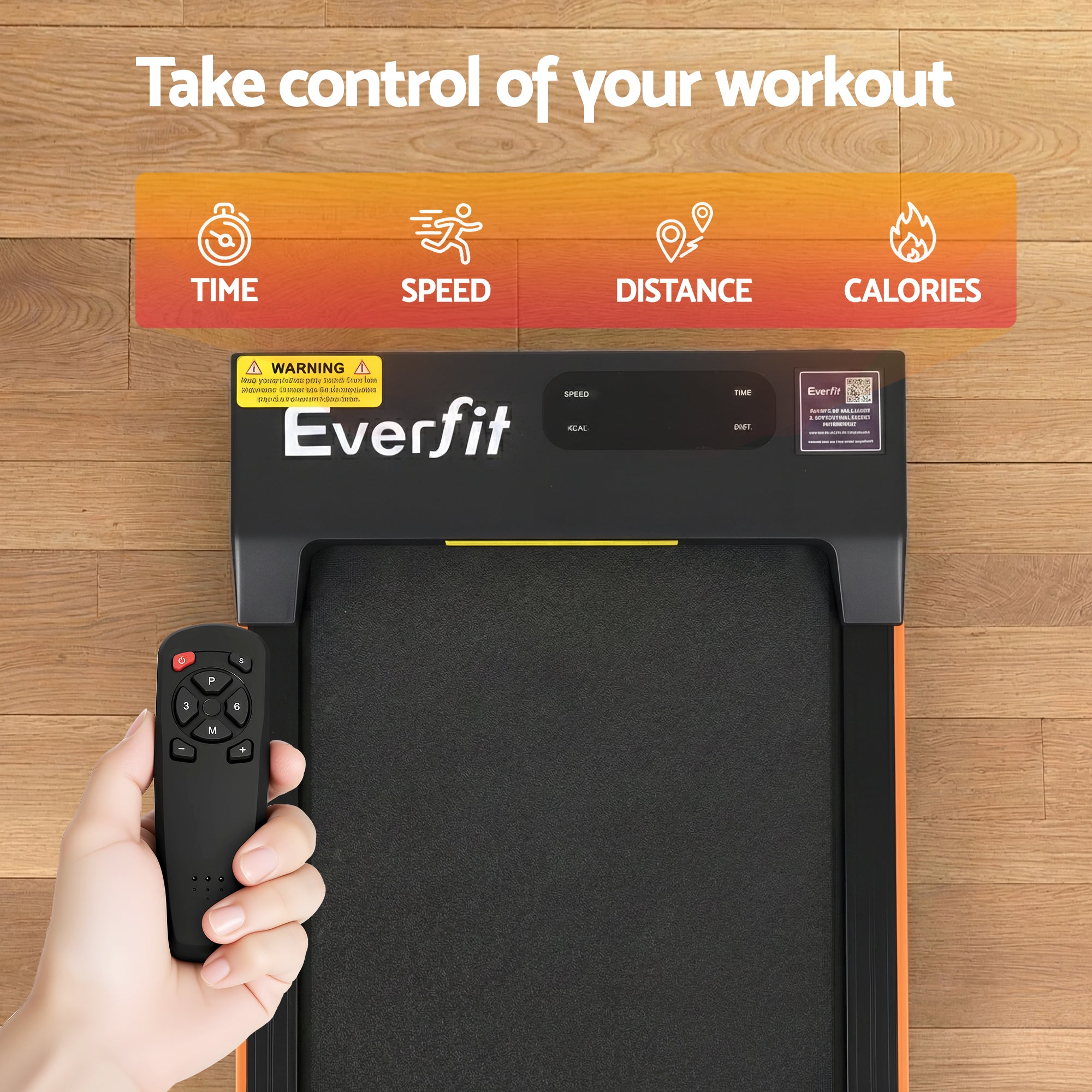 Everfit 3 in 1 Walking Pad Treadmill 12% Incline Under Desk Treadmills for Home Gym With 38cm Wide Belt