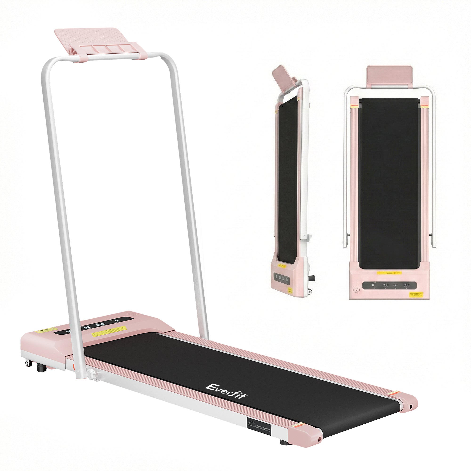 Everfit Treadmill Electric Walking Pad Under Desk Home Gym Fitness 380mm Pink