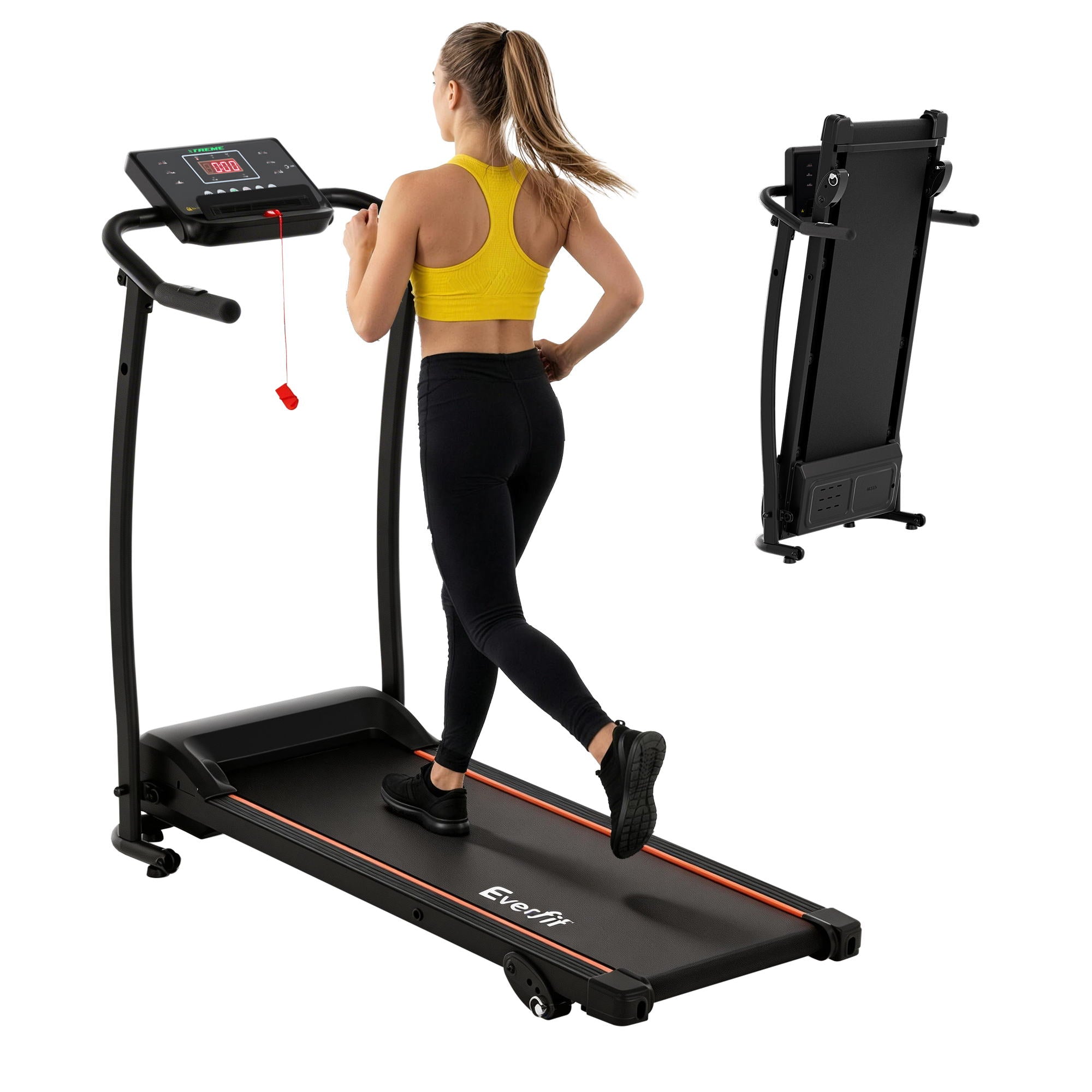 Everfit Treadmill Electric Home Gym Fitness Exercise Machine Foldable 370mm - Everfit
