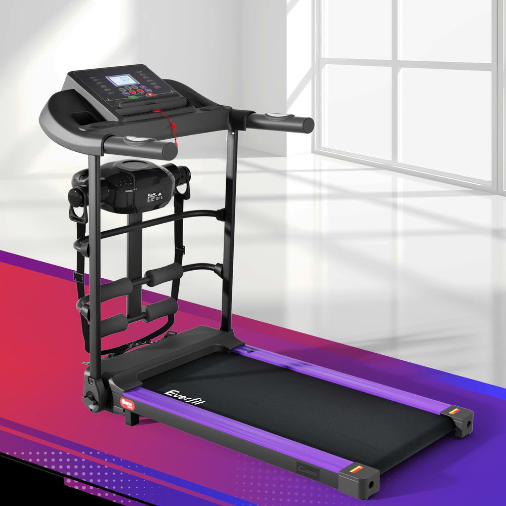 Everfit Treadmill Electric Home Gym Fitness Exercise Machine w/ Massager 400mm