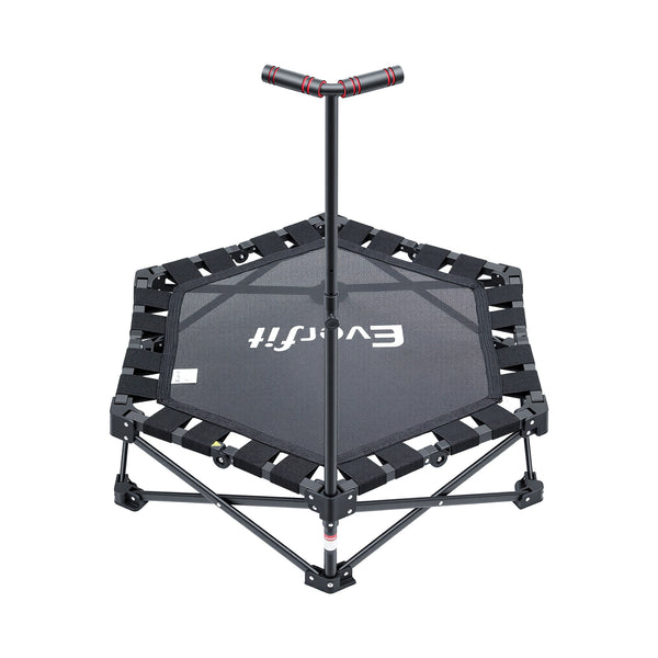 Everfit Fitness Foldable Trampoline Rebounder Adjustable Handle Indoor