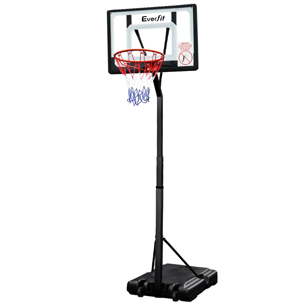 Everfit Adjustable Portable Basketball Stand Hoop System Rim - Everfit
