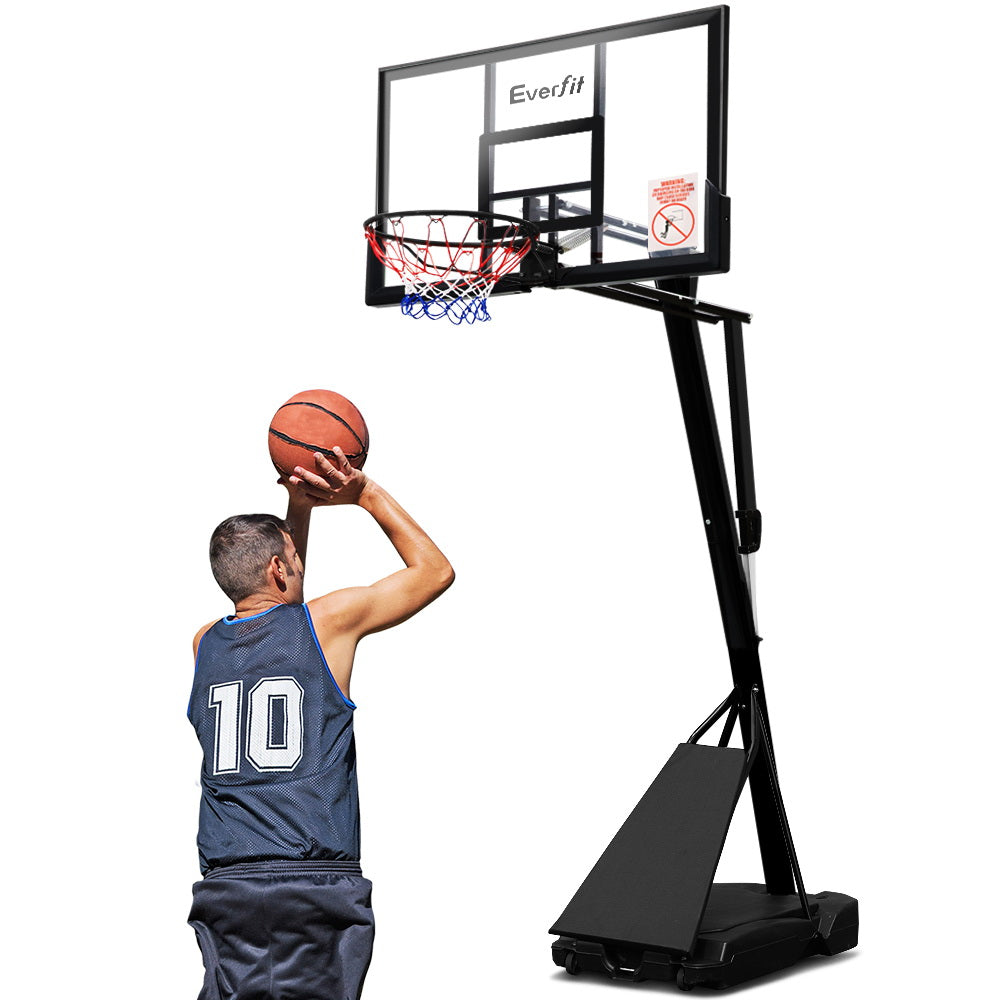 Everfit Pro Portable Basketball Stand System Ring Hoop Net Height Adjustable 3.05M - Everfit
