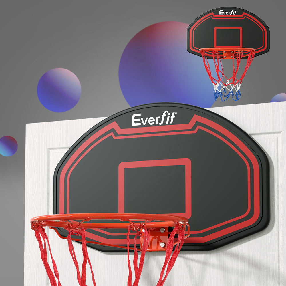 Everfit 38" Basketball Hoop Backboard Door Wall Mounted Ring Net Sports Kids - Everfit