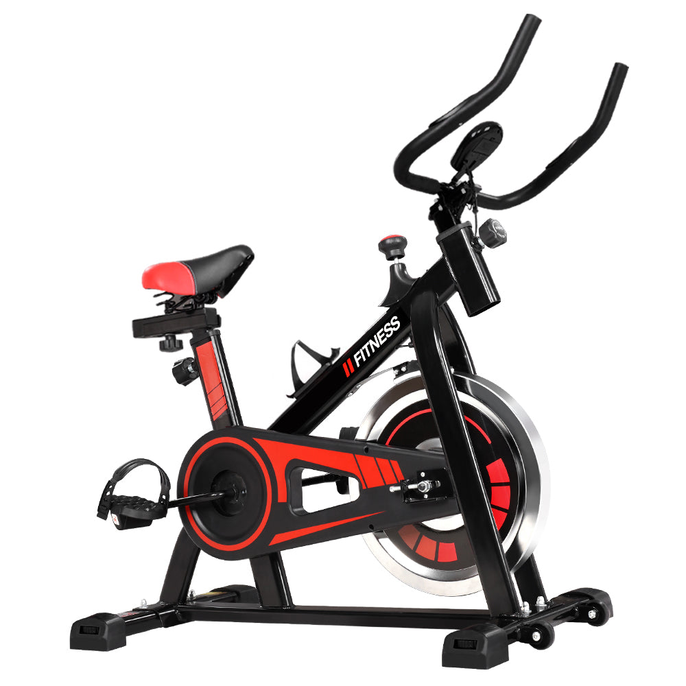Spin Bike Exercise Bike Flywheel Fitness Home Commercial Workout Gym Holder - Everfit