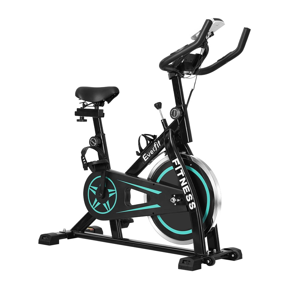 Everfit Spin Bike Exercise Bike 10kg Flywheel Fitness Home Gym 150kg capacity - Everfit