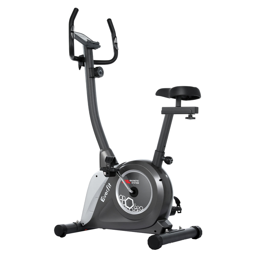 Everfit Magnetic Exercise Bike Upright Bike Fitness Home Gym Cardio - Everfit