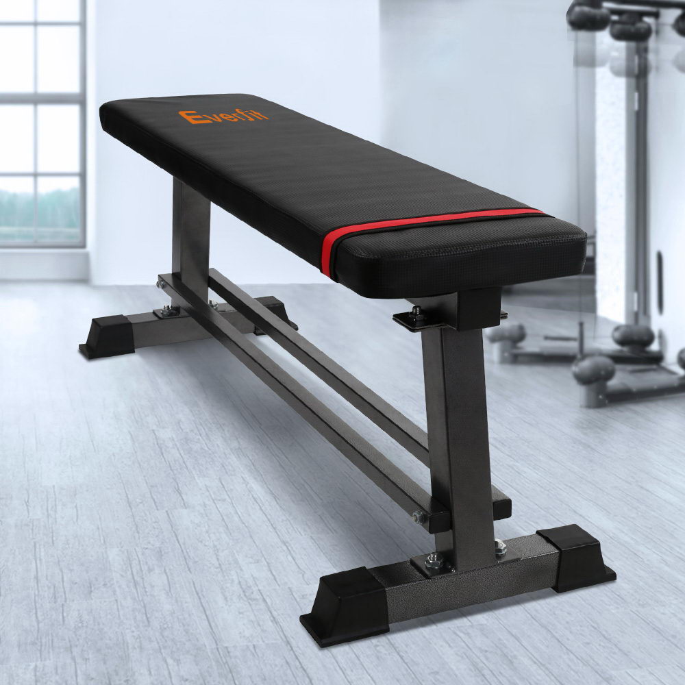 Everfit Weight Bench Flat Multi-Station Home Gym Squat Press Benches Fitness - Everfit