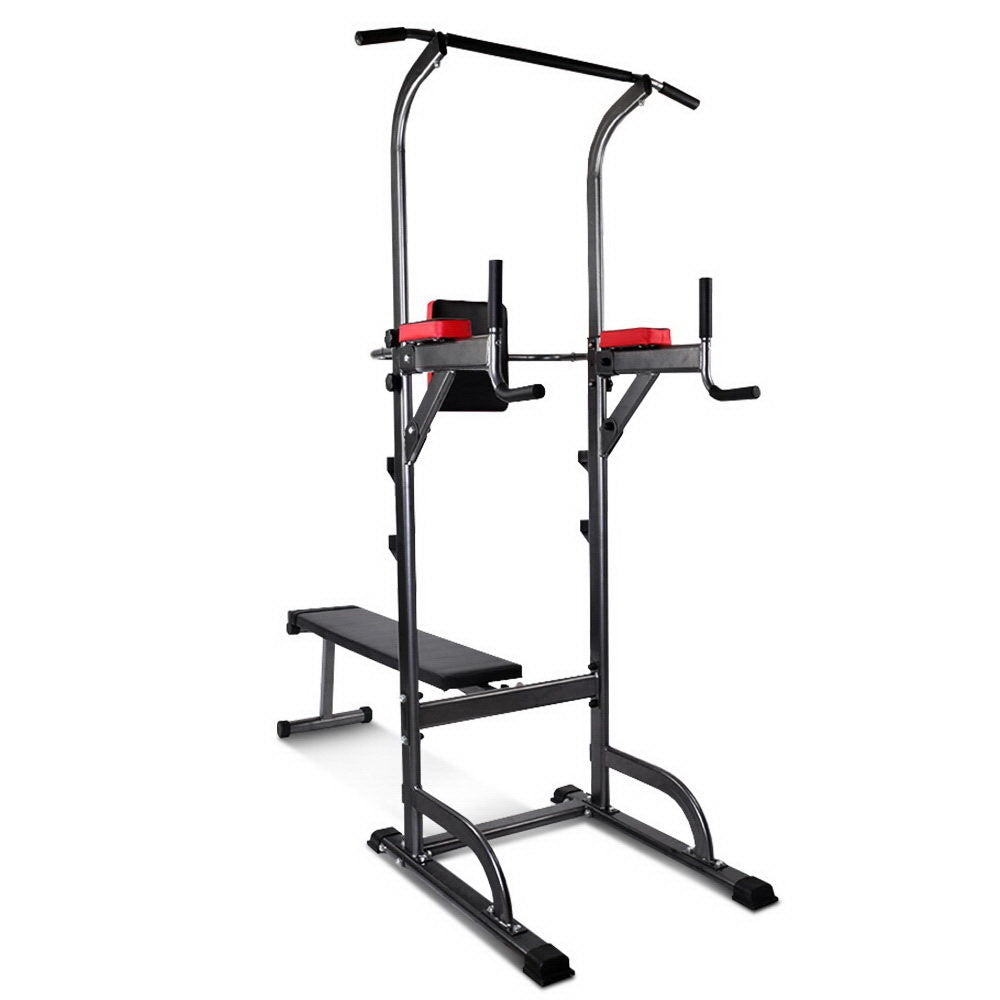Everfit 9-in-1 Power Tower Weight Bench Multi-Function Station Home Gym Equipment