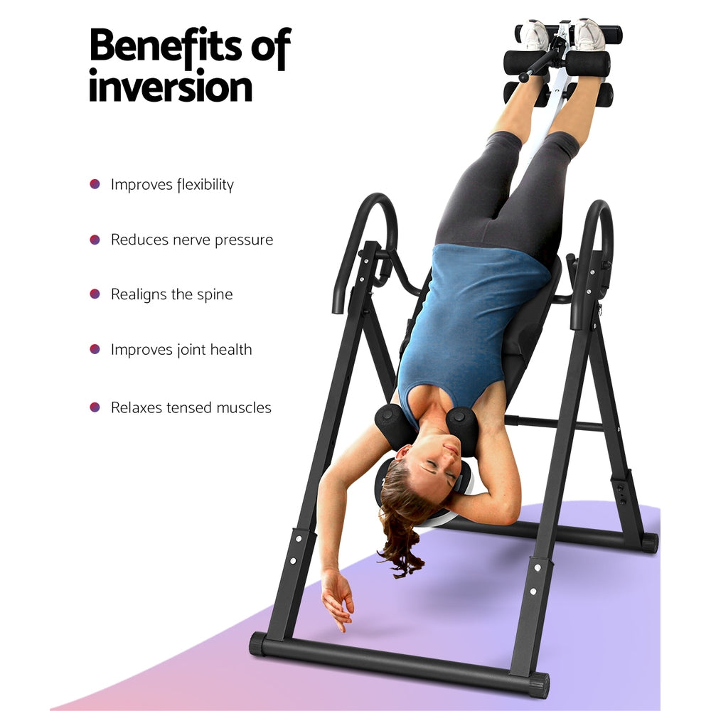 Everfit Inversion Table Gravity Exercise Inverter Back Stretcher Home Gym