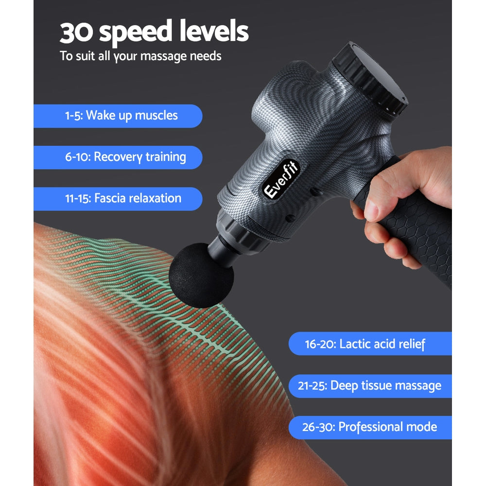 Buy LCD Massage Gun Electric Massager 6 Heads Muscle Tissue Percussion  Therapy AU with Free Delivery Australia Wide – Smart Sales Australia