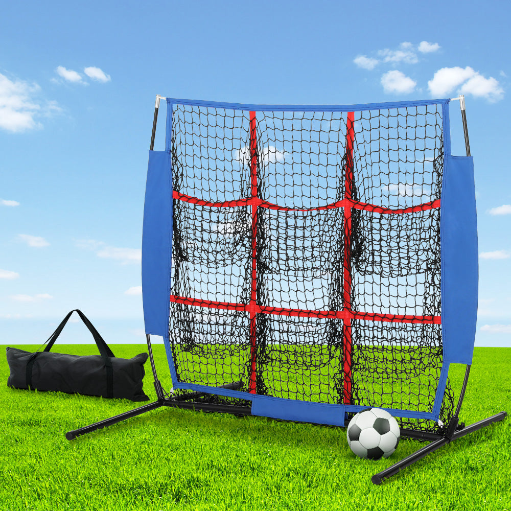 Everfit Football Net Baseball Pitching Soccer Goal Training Aid 9 Target Zone - Everfit