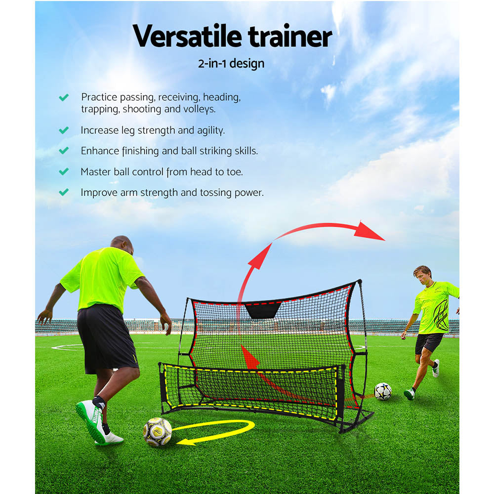 Everfit Portable Soccer Rebounder Net Volley Training Football Goal Pass Trainer